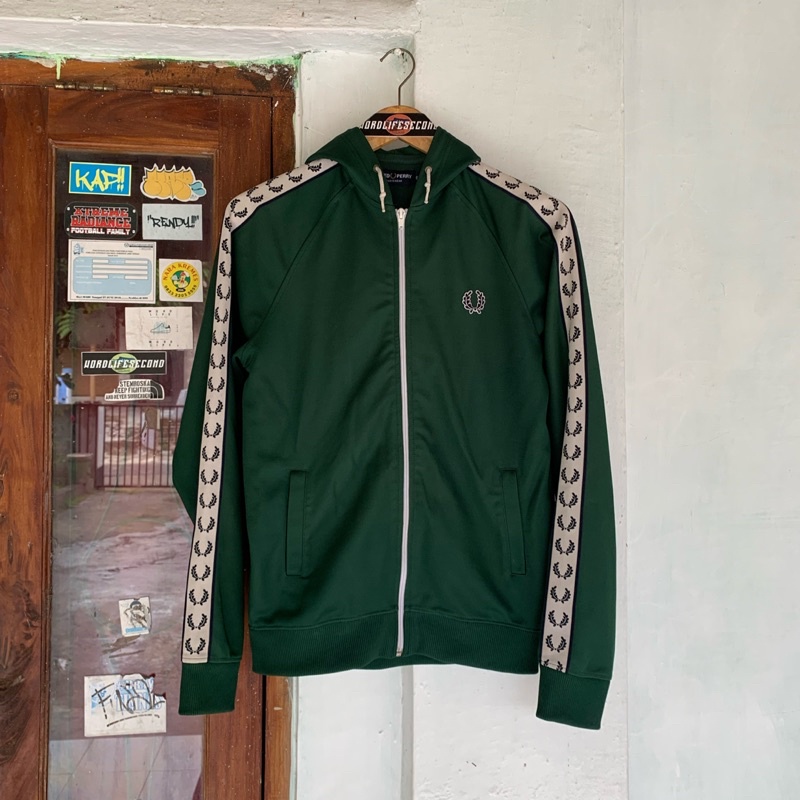 ZipHoodie Fred Perry Green