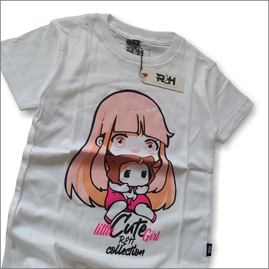 Kaos Anak Distro Perempuan Atasan anak Cewek Kaos Anak Distro Usia 1-12 Tahun By H22Story