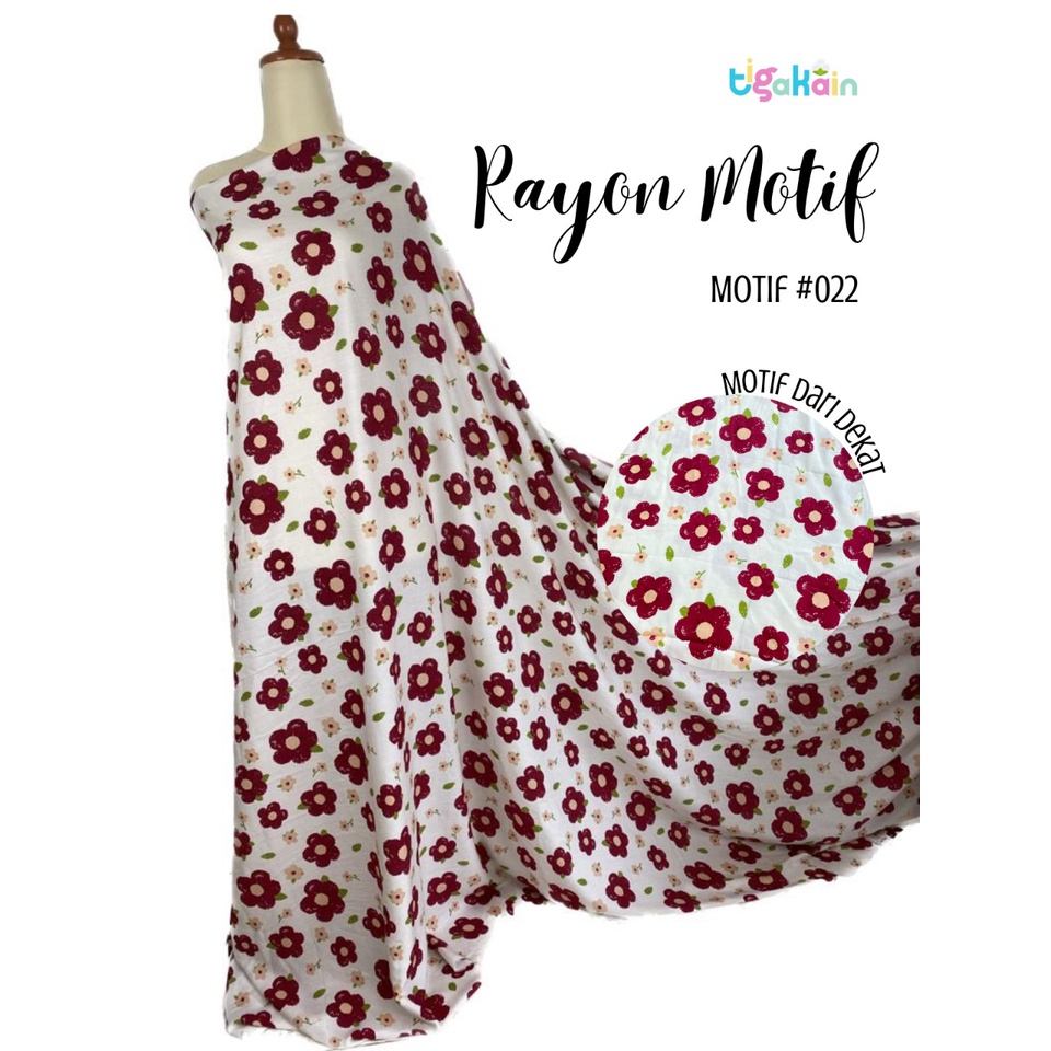 Rayon Viscose Motif / Rayon Motif