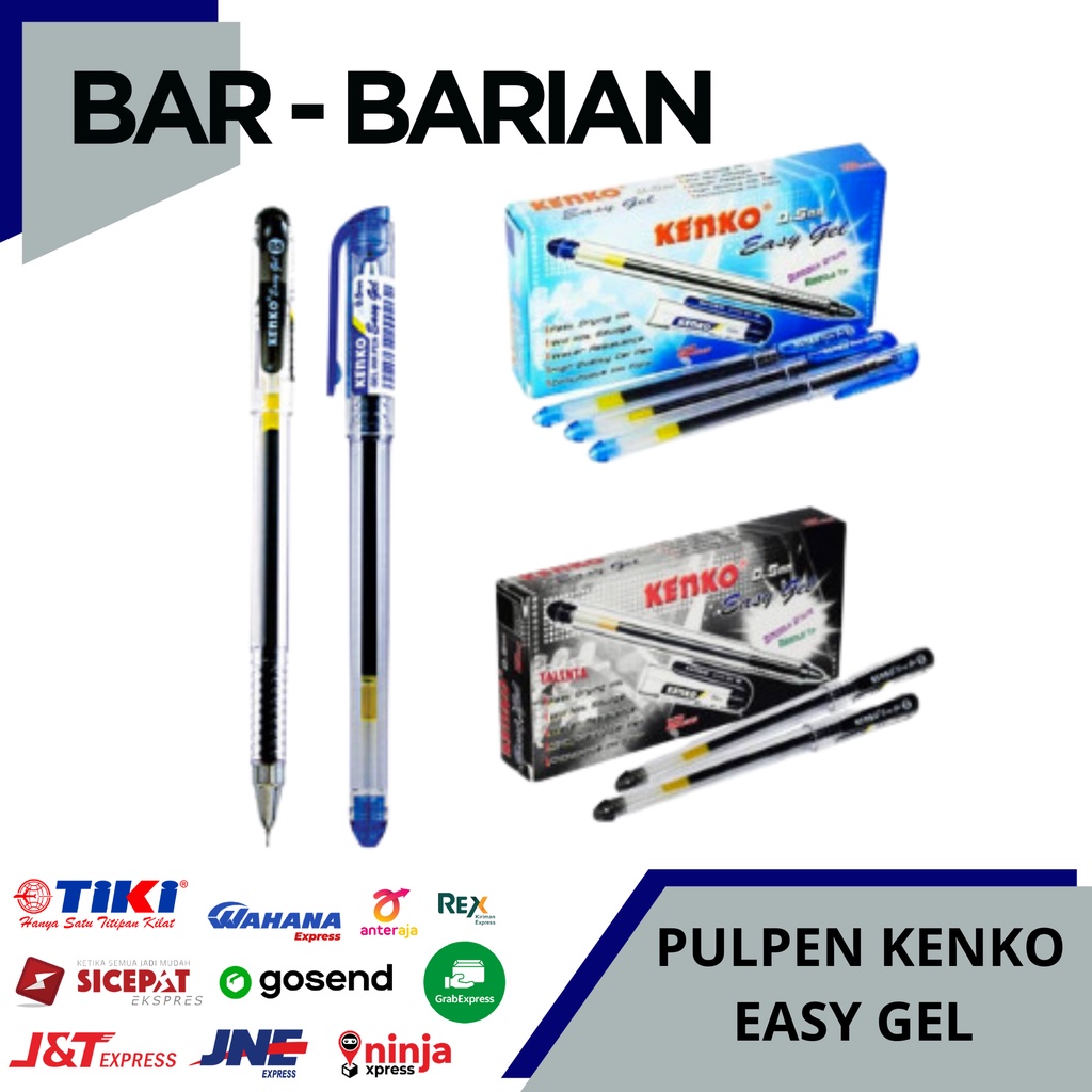 

PULPEN KENKO EASY GEL 0,5 ECER TERMURAH / PEN KENKO / PULPEN GEL