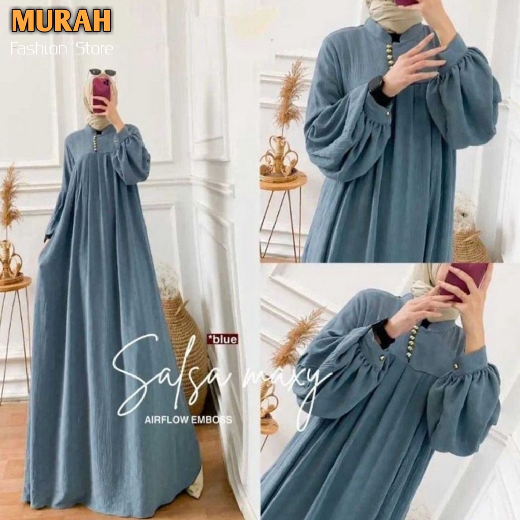 Baju Gamis Muslim Terbaru 2022 2023 Model Baju Pesta Wanita kekinian kondangan Kekinian gaun remaja