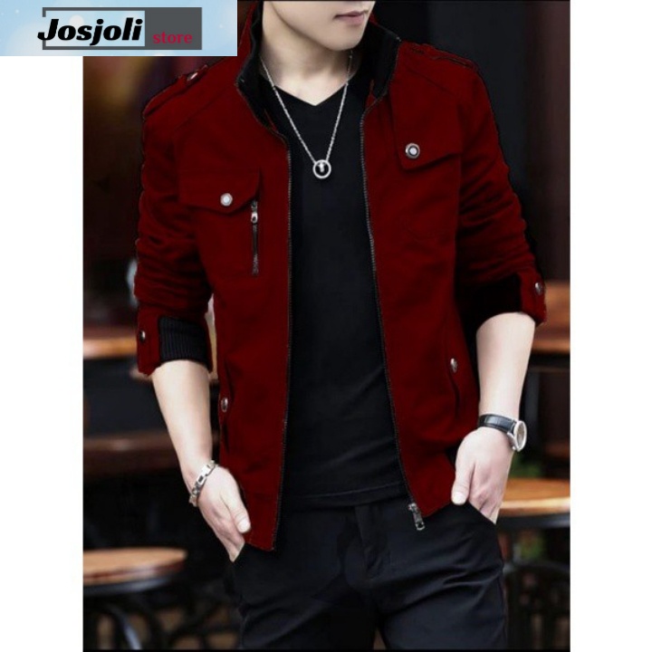 JOSJOLI_STORE/Jaket KEN KEN/Jaket Pria Dewasa Lengan Panjang/Fashion Pria Dewasa LD 110CM