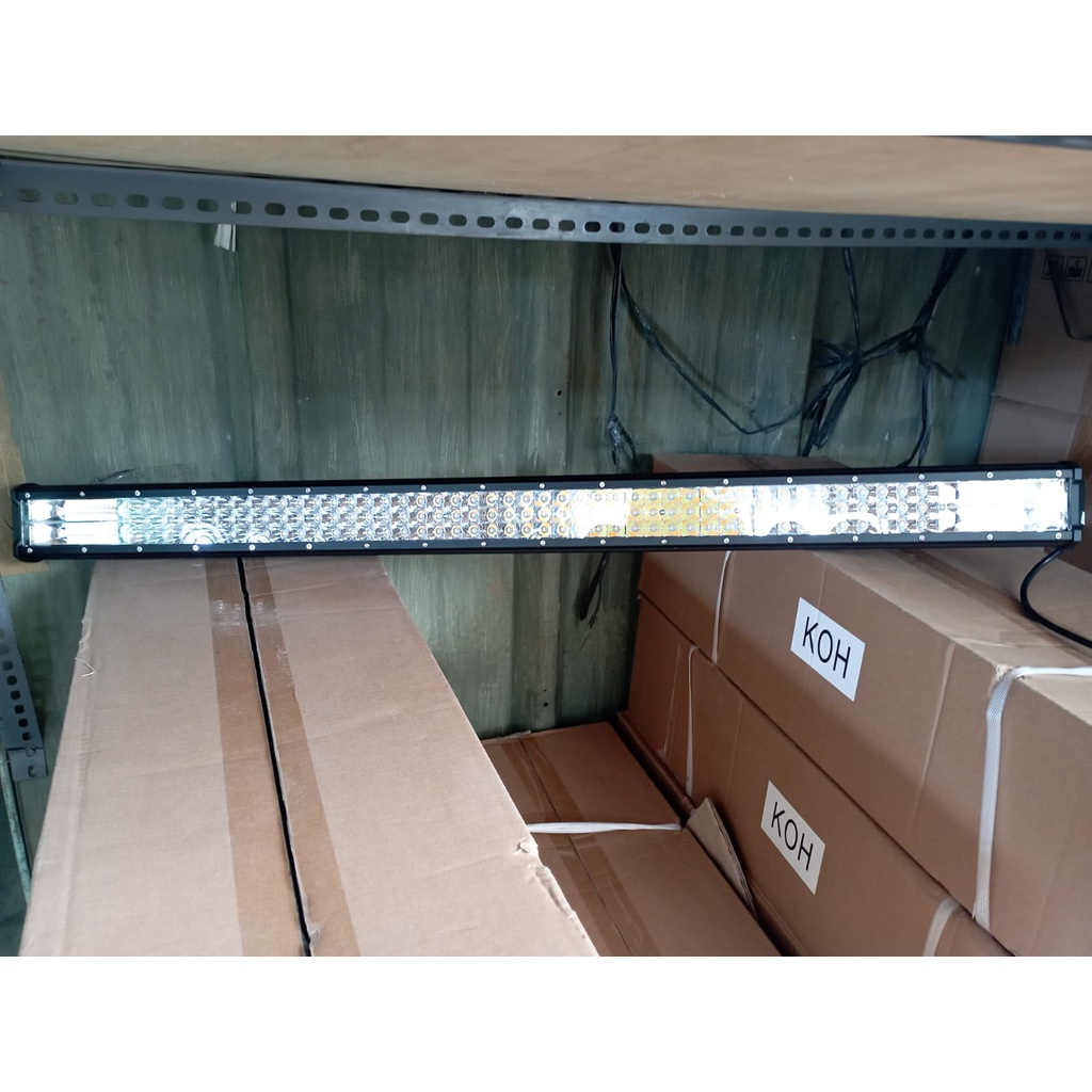 LAMPU TEMBAK 105 cm 2 warna BAR / FOG LAMP BAR LAMPU SOROT LED BAR MOBIL  CM 2 WARNA Lampu Led Bar Light Bar Sorot Tembak 105 Cm 240 Watt Offroad Atap Jeep