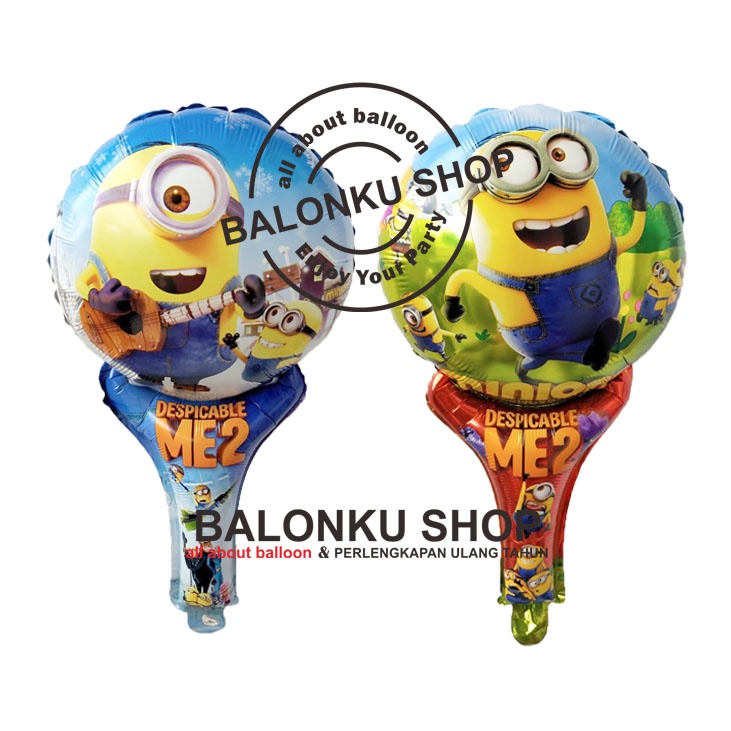Balon Tongkat Minion / Balon Foil Pentung / Balon Minion