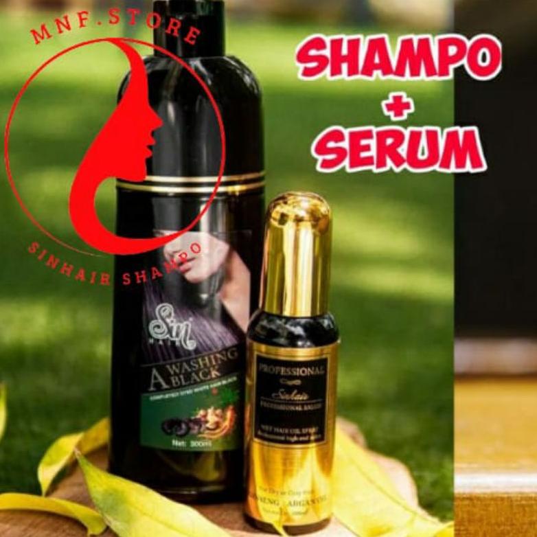 Shampo menghitamkan uban Sin Hair no 1 di jepang original bpom Hair A