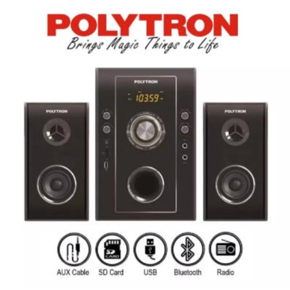 POLYTRON SPEAKER PMA9503 / PMA 9503 (BLUETOOTH / RADIO FM / AUX)