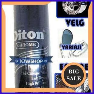 onderdil DITON CHROME 150cc ALUMINIUM Cat Semprot Spray 150 cc Krom Velg Motor Spet Krome Chrom Bro