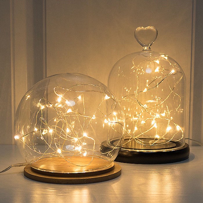DC B ( B0003 ) LAMPU TUMBLR KAWAT MINI 1 &amp; 2 METER / LAMPU HIAS DEKORASI GIFT BOX BUCKET