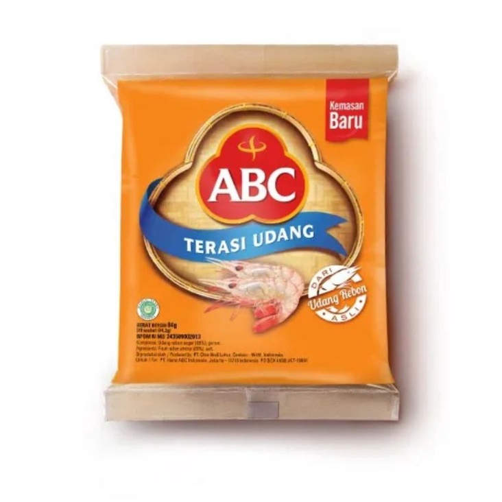 

ABC Terasi Udang Sachet isi 20 x 4.2 gram