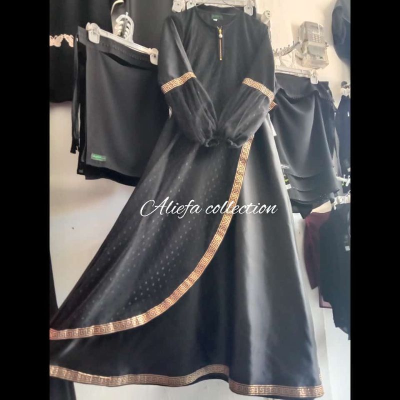 GAMIS ANAK KALILA (HITAM)