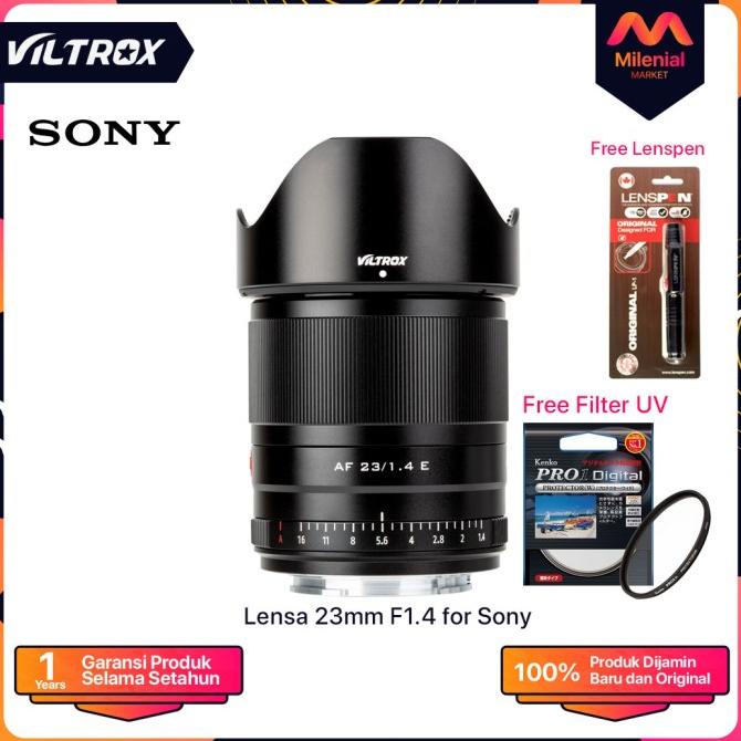Viltrox Lensa 23mm F1.4 STM AF Lens for Sony E-Mount EMount