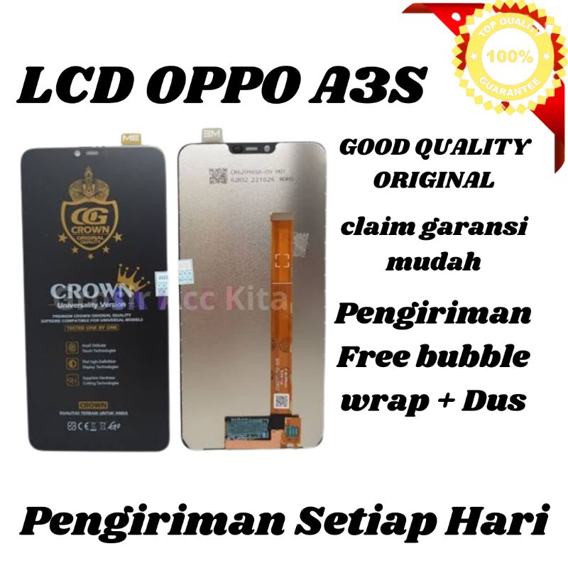 LCD oppo A3s / Lcd oppo A3s original Crown