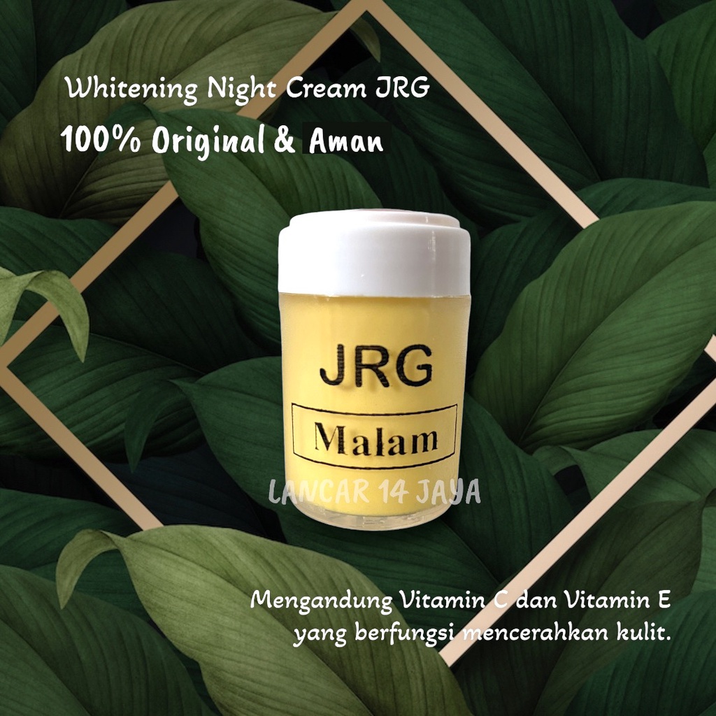 PAKET JRG ORII CREAM MALAM CREAM SIANG DAN SERUM WHITENING L14J