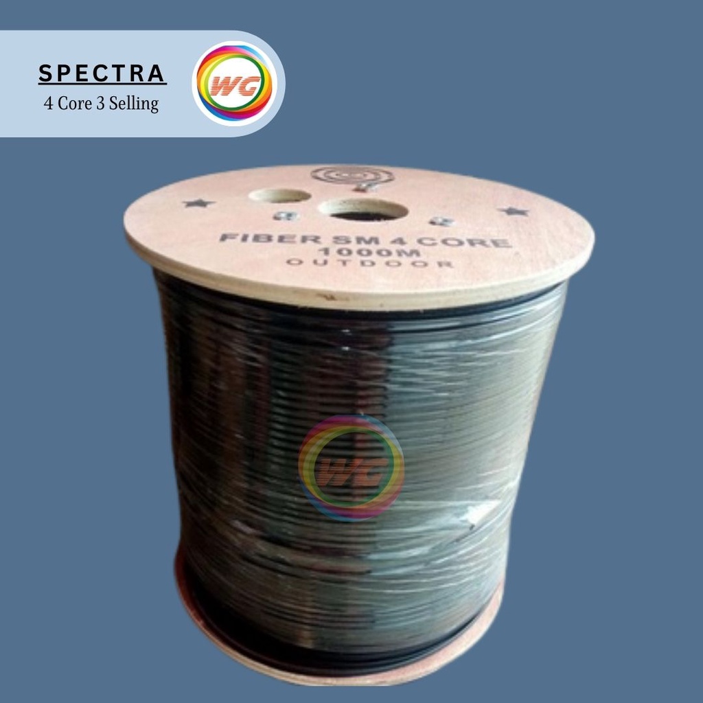 SPECTRA Kabel FO (Fiber Optic) 1000 meter 4 Core 3 Selling