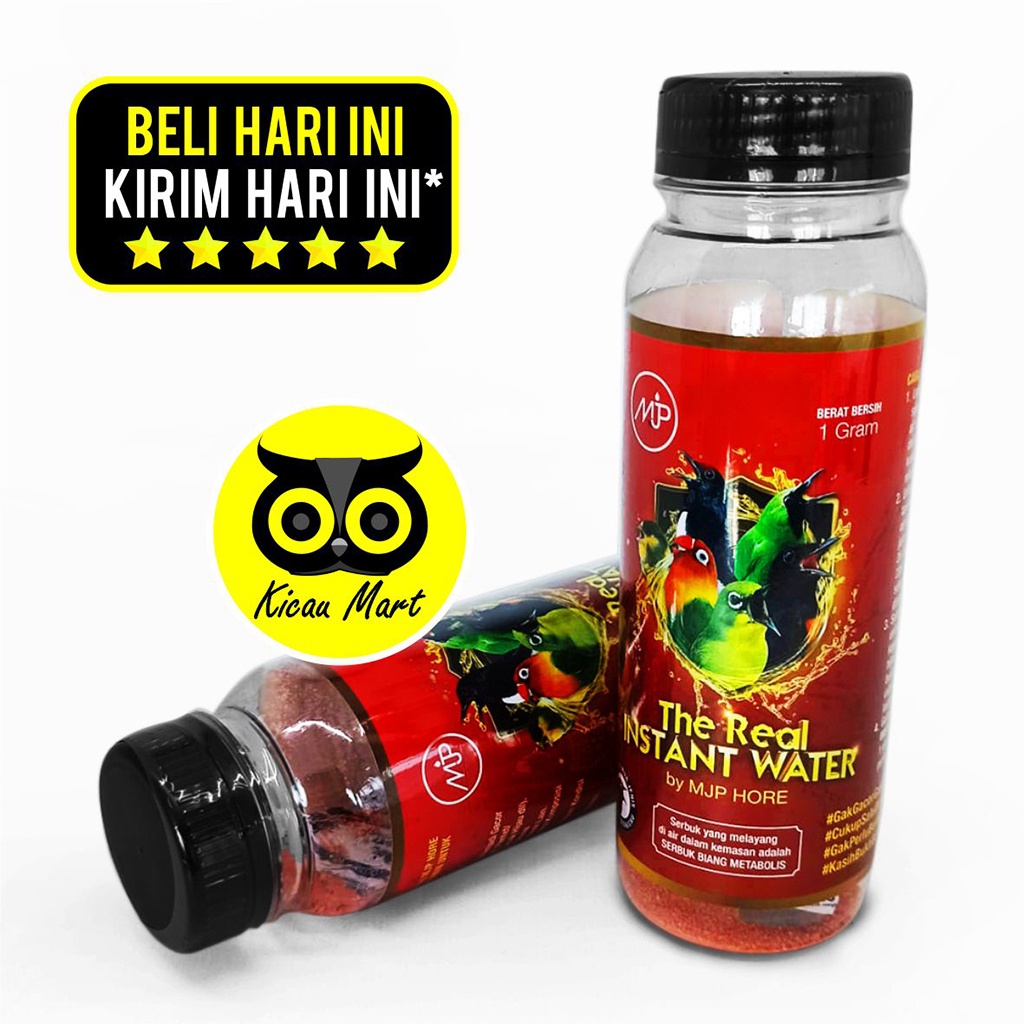 Minuman Penggacor Burung The Real Instan Water Serbuk Multivitamin Burung Kicau Gacor Vitamin Burung Pleci Lovebird Murai Kacer Cucak Ijo Sogon Ciblek Top Perform