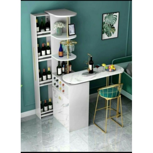 Meja minibar dining set