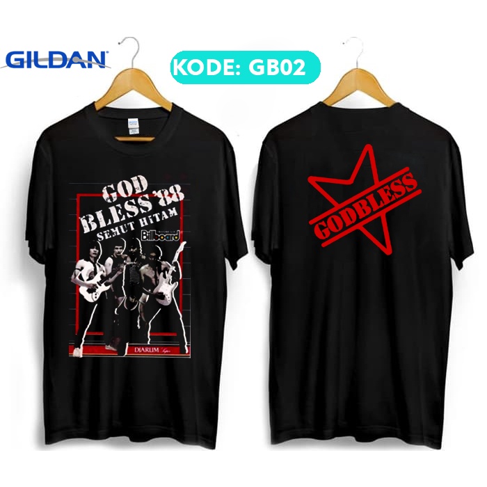 Kaos god bless 88  semut hitam bahan katun premium gb02