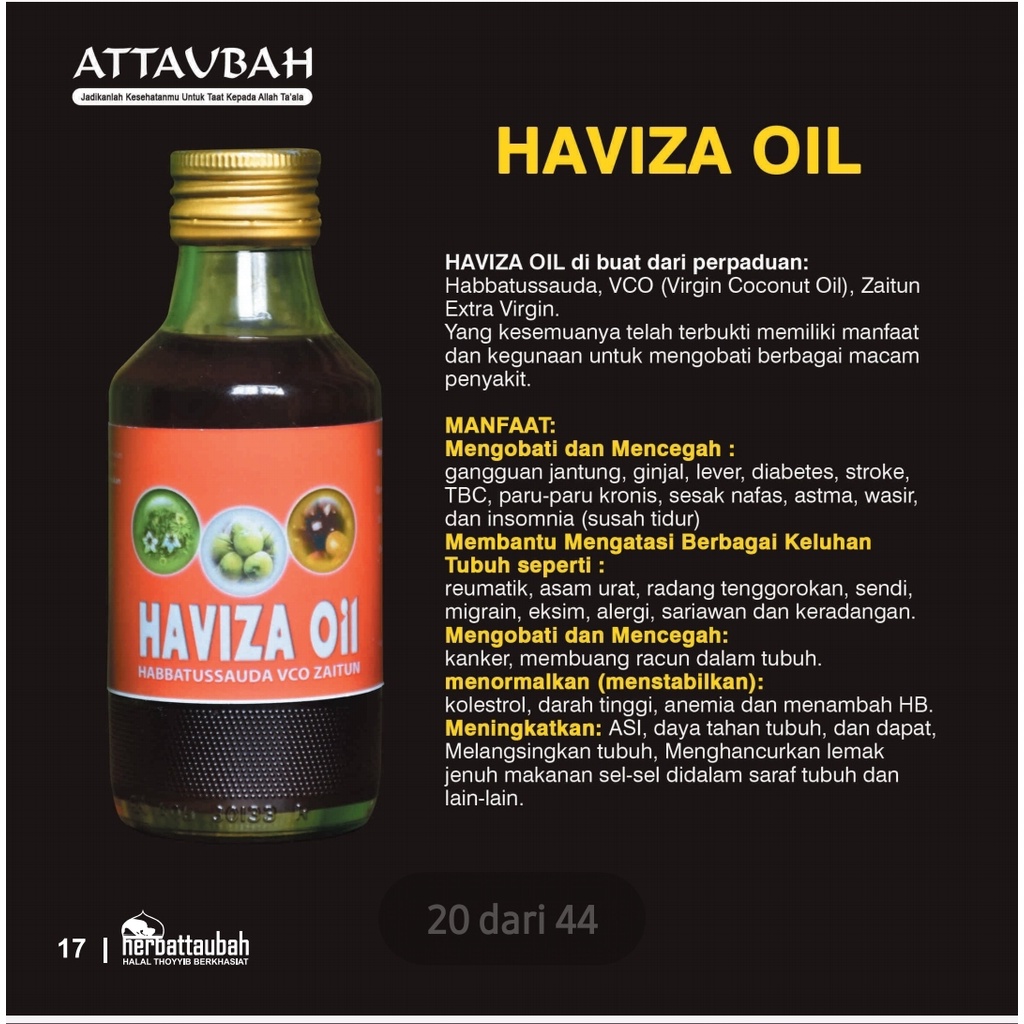 Attaubah Haviza Oil 150ml