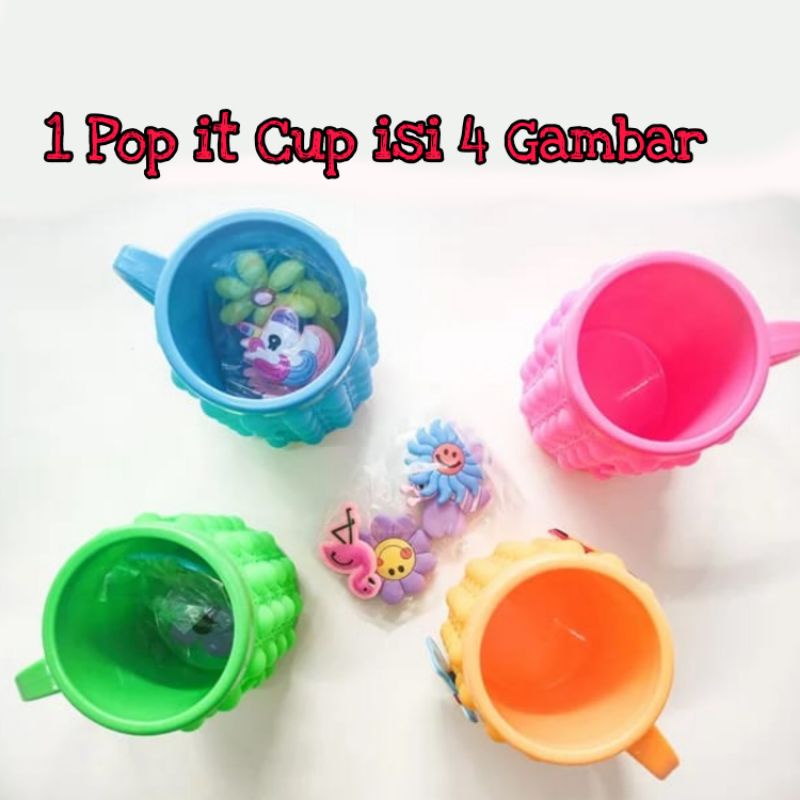 Gelas Pop it | Pop it Cup | Mug lucu | tempat minum anak