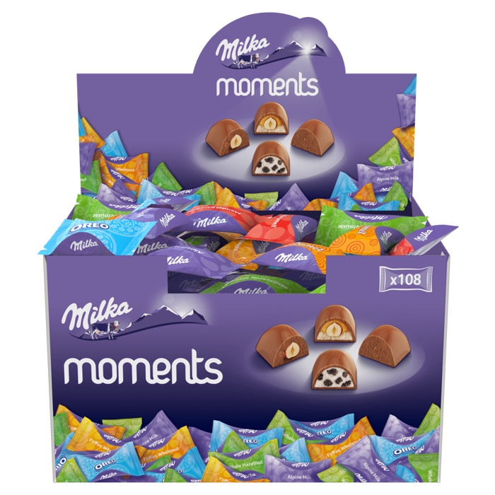 

Milka Moments Assortiment Box 1 kilo Impor Germany