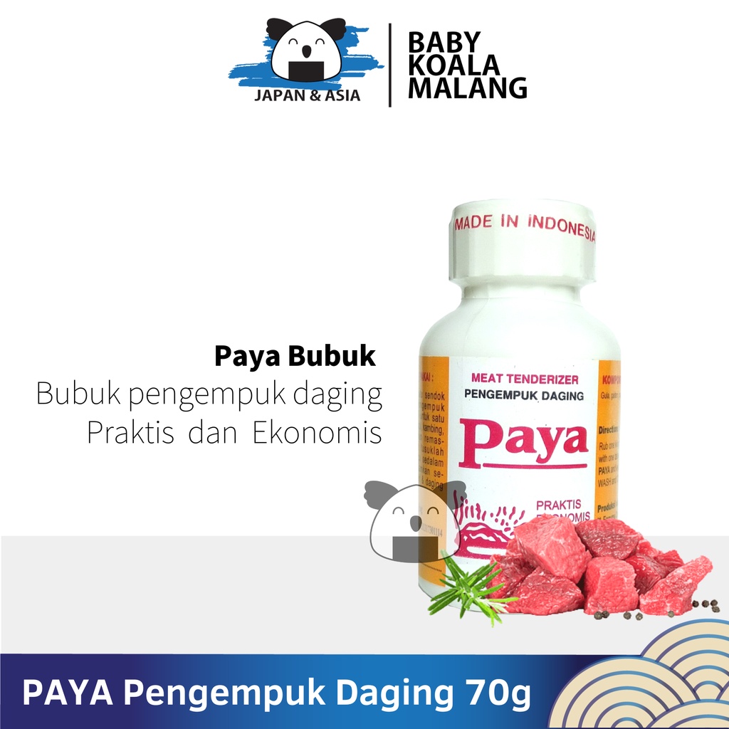 

Bubuk Paya Pengempuk Daging 70gr | Meat Tenderizer 70 gr