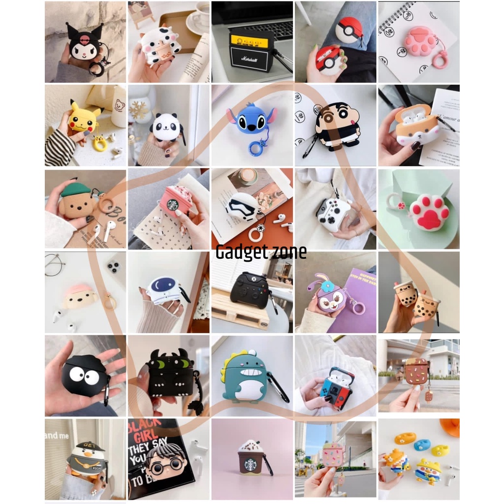 Case 3D Airpods Pro 2 / Baseus W3 Premium LUCU KARTUN FREE GANTUNGAN SOFTCASE