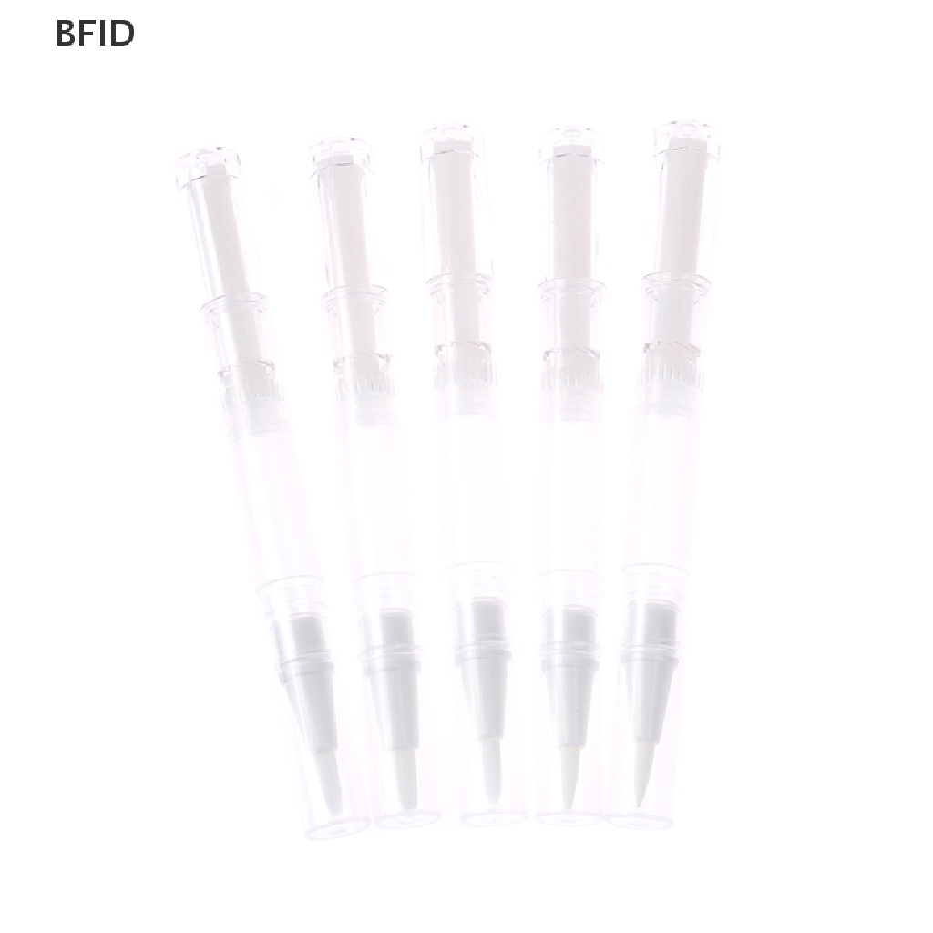 [BFID] 5pcs 3ml Travel Pen Twist Kosong Dengan Kuas Wadah Kosmetik Minyak Kuku Lip Balm [ID]