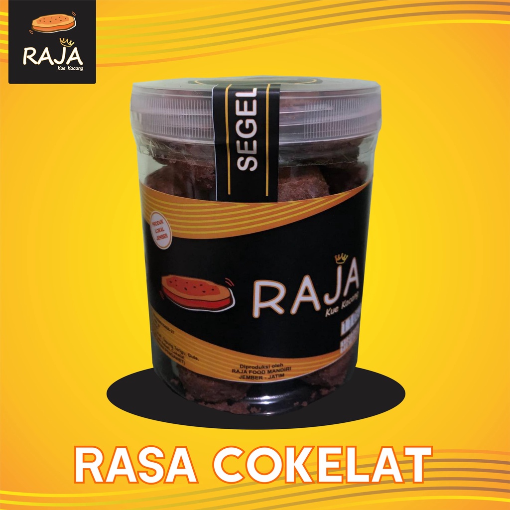 

Raja Kue Kacang Premium Rasa Cokelat 400gr