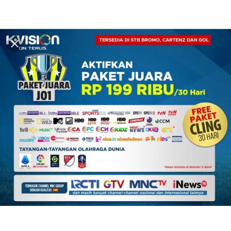 k-VISION JUARA PAKET JUARA KVISION