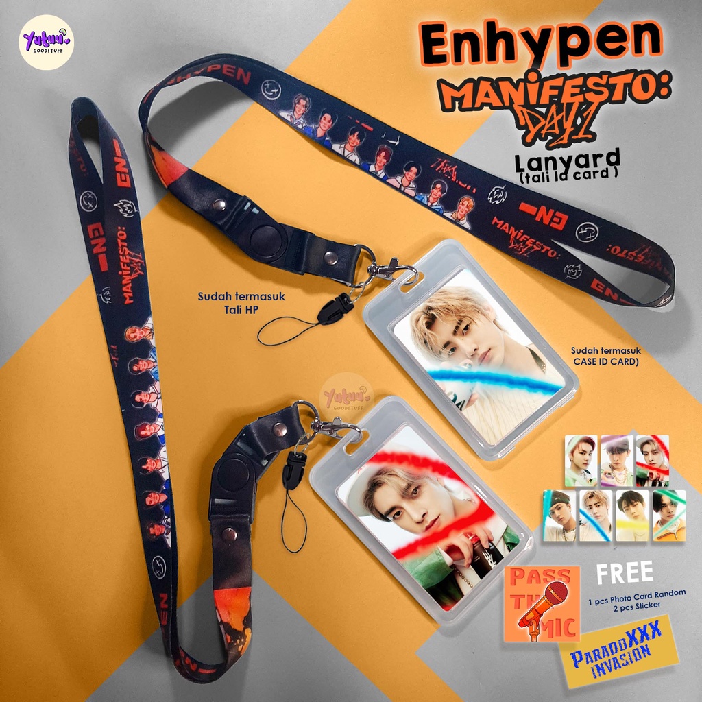 ENHYPEN TALI LANYARD / Tali Lanyard  / Tali ID Card ENHYPEN Manifesto