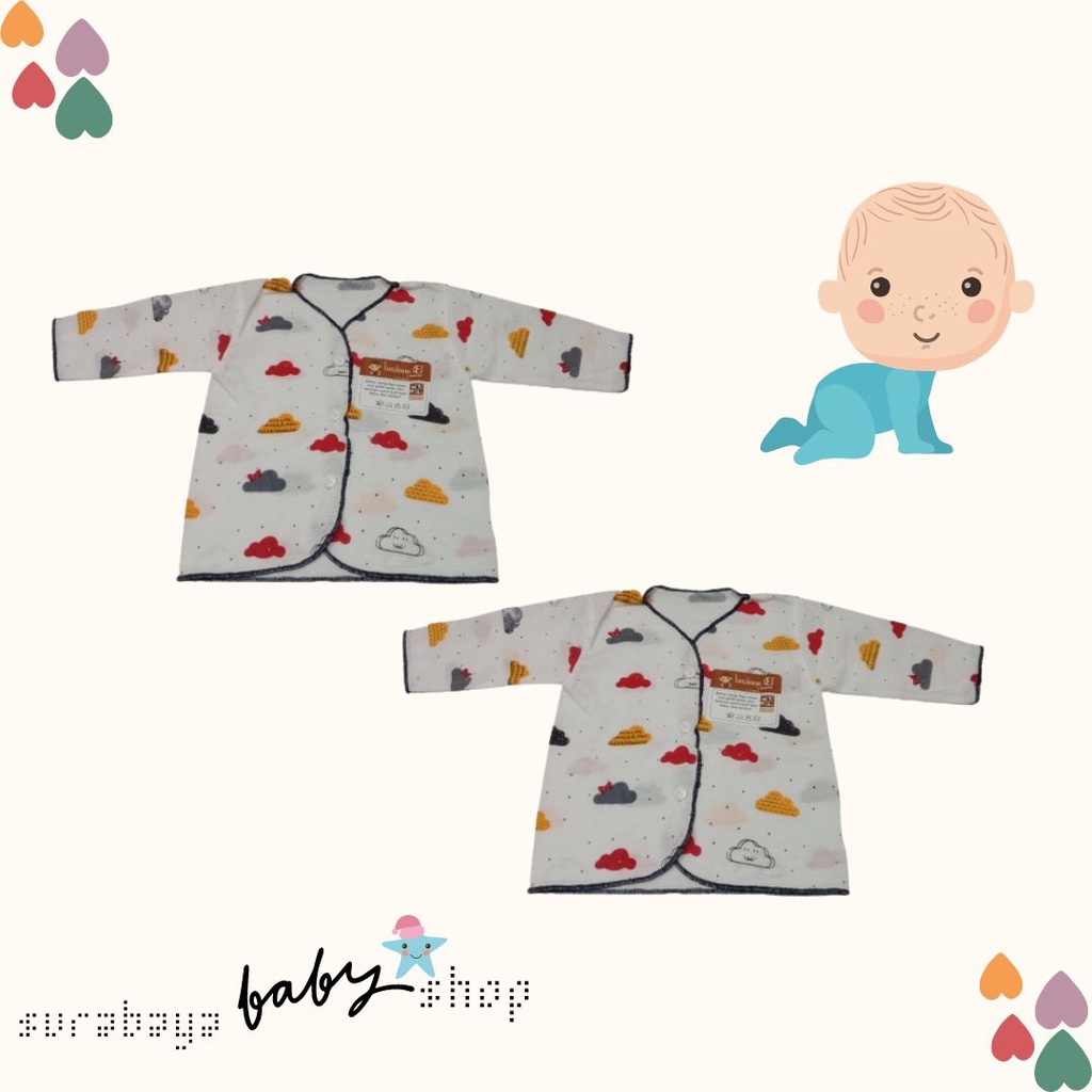 Baju Lengan Panjang Bayi Baru Lahir Newborn Kombinasi Eksklusif Lusiana E 1pc / 3pc /6pc 652502