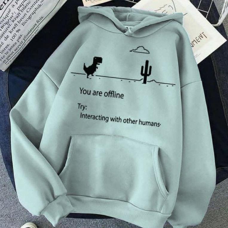 Viral SWEATER OFFNOTICE ERROR HOODIE FLEECE ASLI