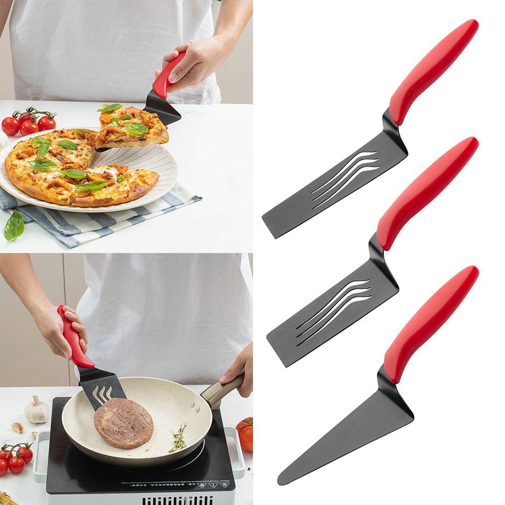 Solighter Pizza Perforated Shovel Pizza Baking Turning Peel Untuk Spatula Oven