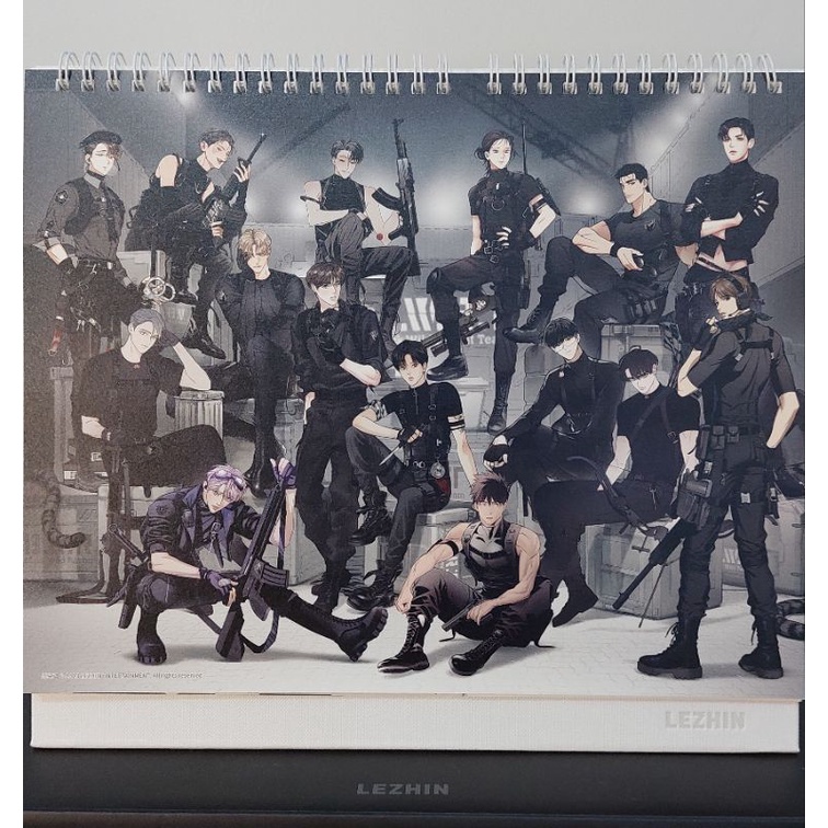 Lezhin season greetings calendar 2023