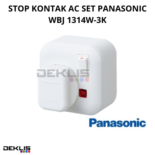 Stop Kontak AC Kaki 3 Set Panasonic