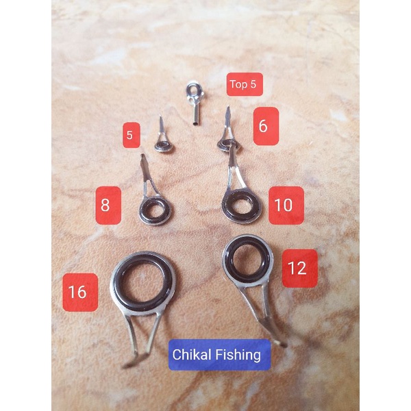 Ring Guide/Mamarit Joran Pancing  Set 7 Pcs