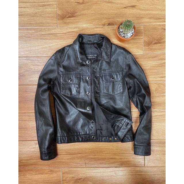 Jaket kulit asli model levis kemeja pl bekas preloved second