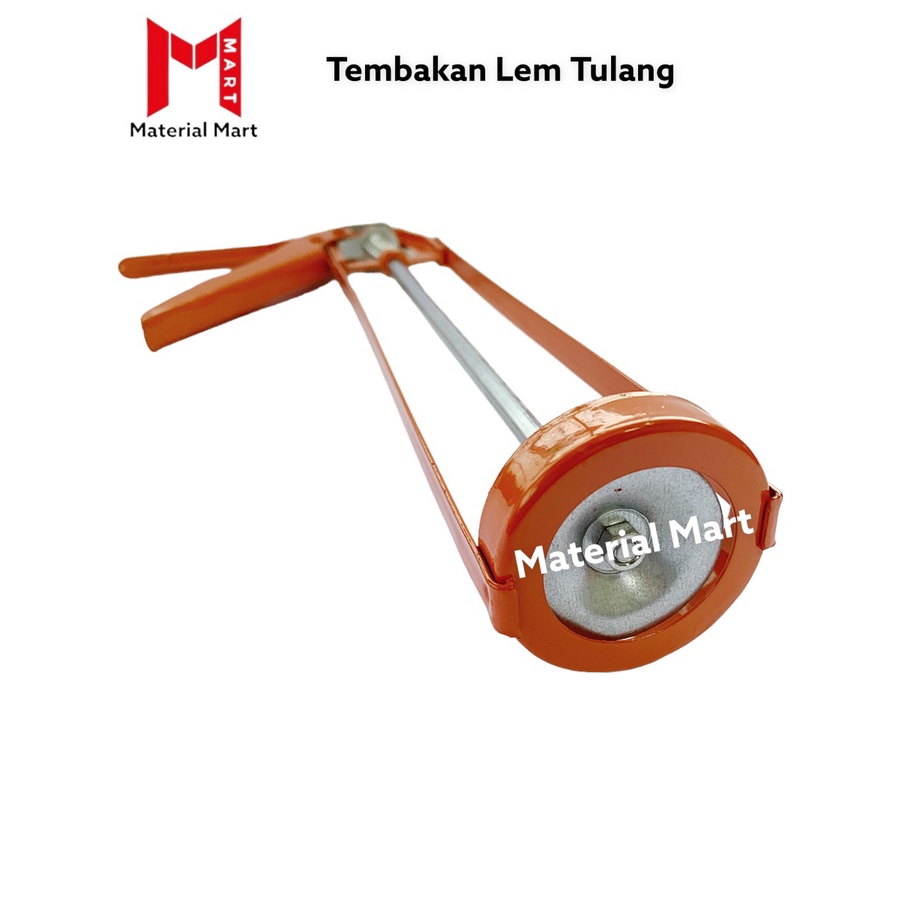 Tembakan Lem Kaca Sealant | Alat Tembak Silikon Tulang | Caulking Gun | Material Mart