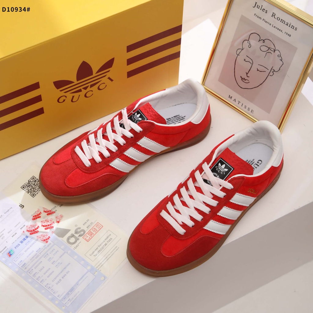 Adi X GC  Gazelle Canvas With Leather And Suede Men's Sneakers D10934 Women Sneakers