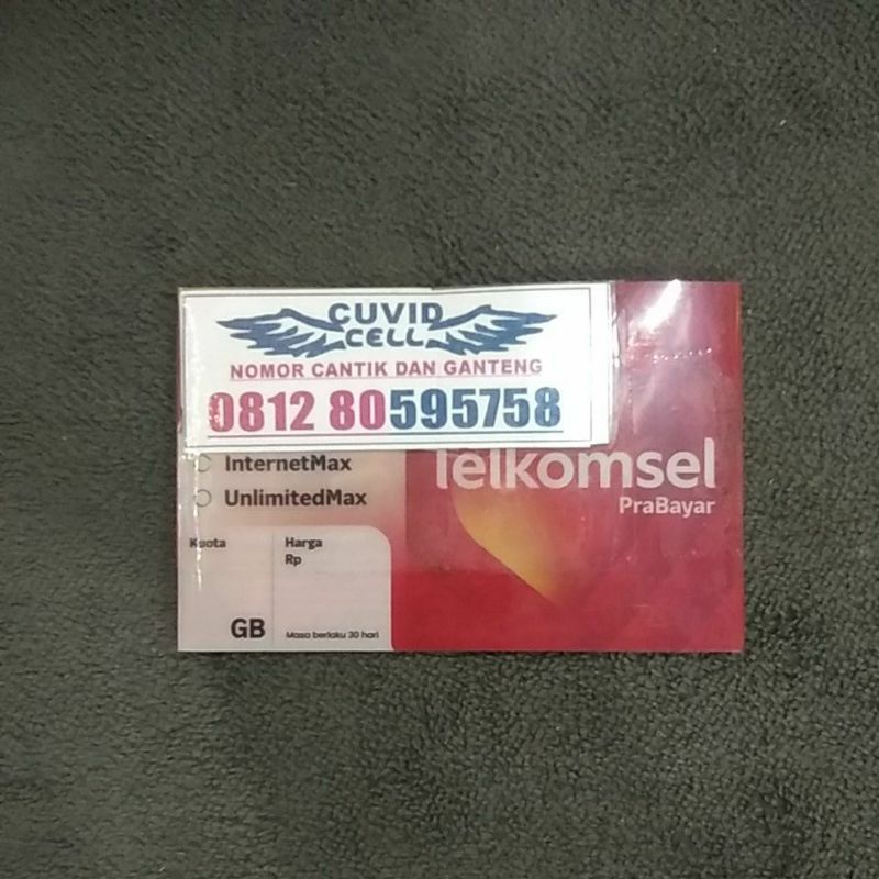 nomor cantik bos simpati telkomsel maju mapan 5758