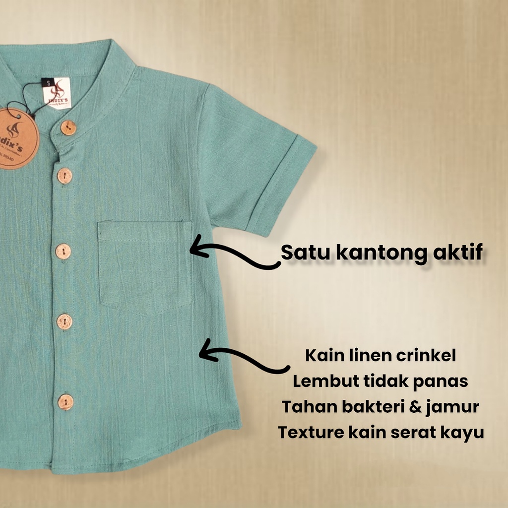 GALA SHIRT (Kemeja Bayi dan Anak)