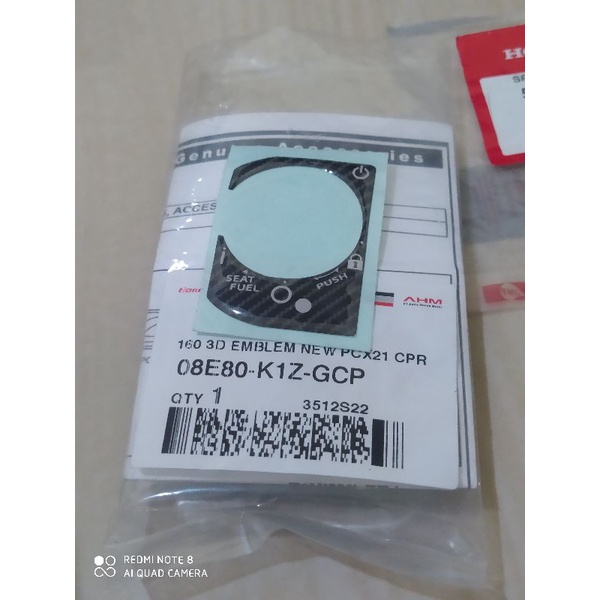Stiker emblem kunci kontak Cover Pcx 160 Vario 160 ADV 160