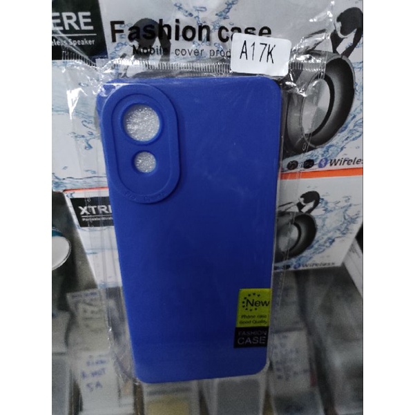 Softcase Oppo A17K Silikon Casing Case Macaron Pelindung Pro Camera