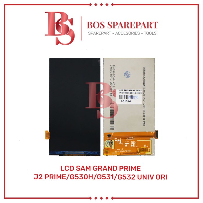 Hp Lcd Samsung Grand Prime / J2 Prime / G530H / G531 / G532 Univ Ori