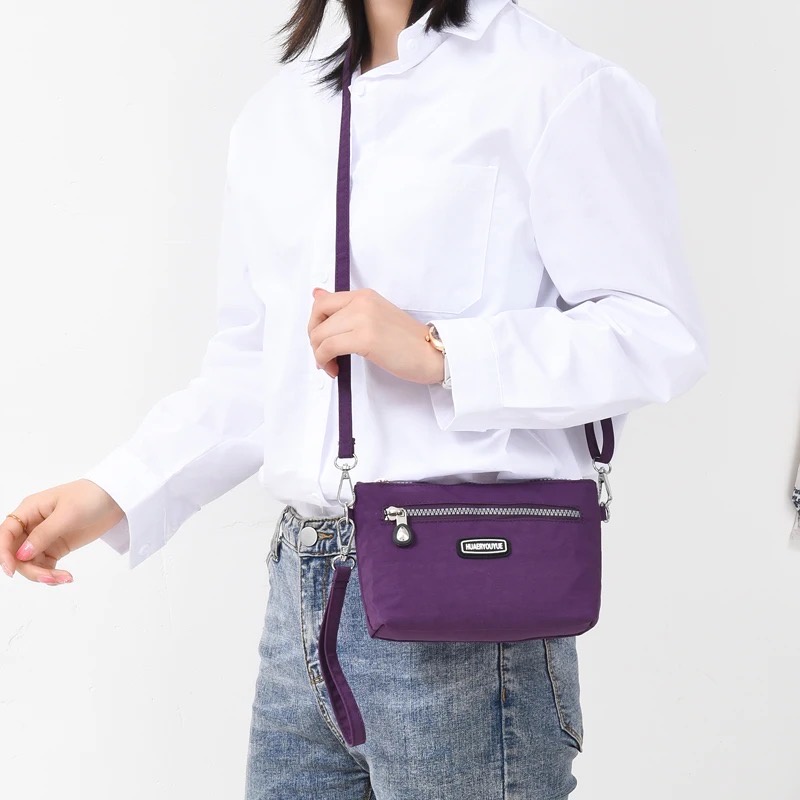 Hot Sale 2.2 New Tas Selempang Wanita Fashion Terbaru Tas Wanita Resleting Depan dan Belakang