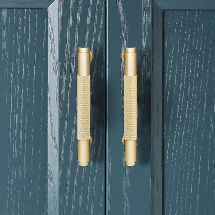 Cabinet Handle Gold Lemari Tarikan Laci Emas Gregory Bertekstur