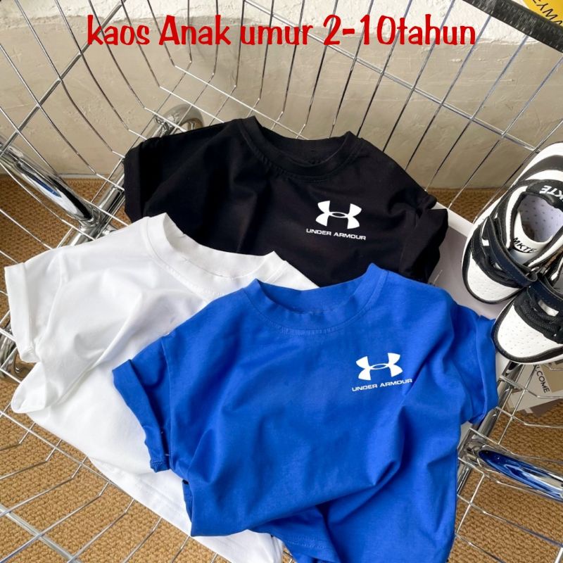 Kaos Anak Laki Laki &amp; Perempuan Unmor Baju Anak Unisex Atasan Kaos Anak Cowok Kaos Distro Anak Laki Laki Umur 2 sampai 10 Tahun