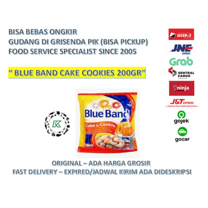 Blue Band Cake and Cookie 200 gram Margarine Mentega Kue Sachet