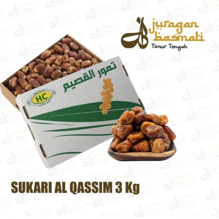 

➼ KURMA SUKARI DUS 3kg | Sukari Al Qosim ➳