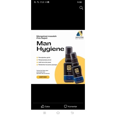 MAN HYGIENE SPRAY WHYME VIRAL